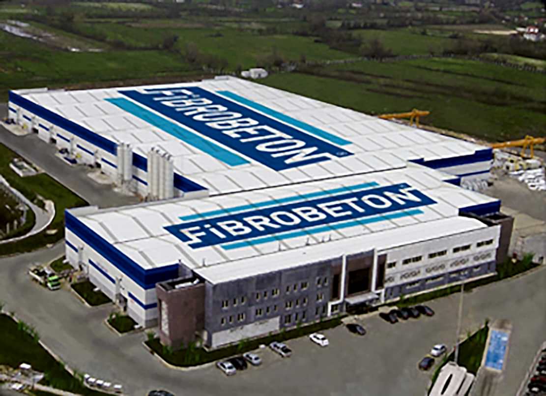 Fibrobeton-Düzce: Tek çatı altındaki dünyadaki en büyük, en teknolojik entegre GRC tesisi faaliyette. 
