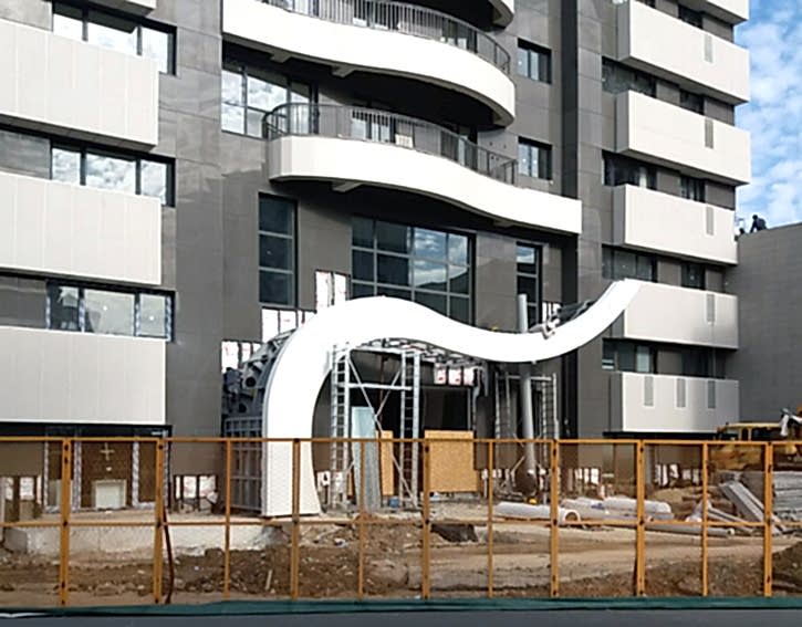 Sinpaş Aqua City Blok Girişi